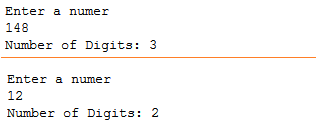 Count number of digits in python