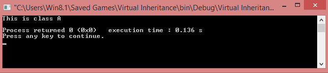 Virtual Inheritance in C++
