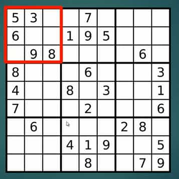 sudoku uncomplete