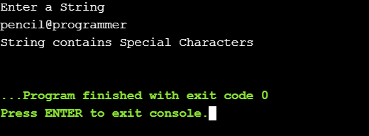 Check If A String Contains A Special Character In Java