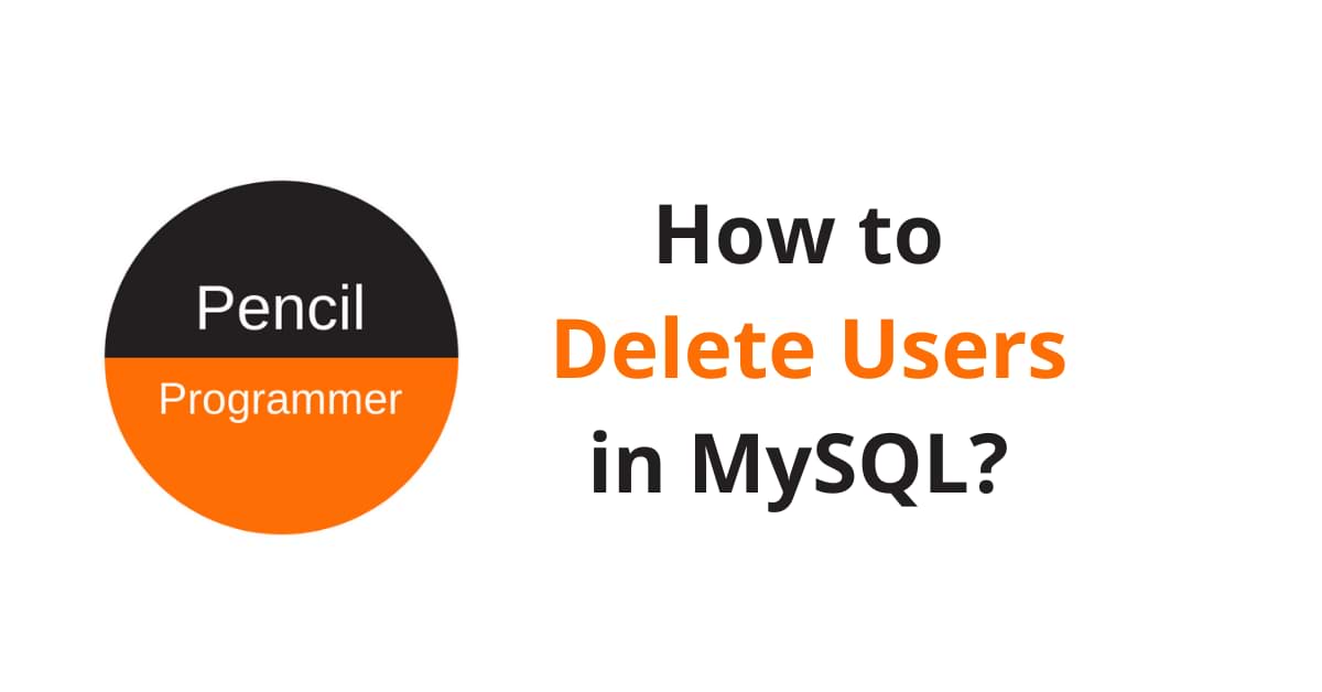 delete MySQL user